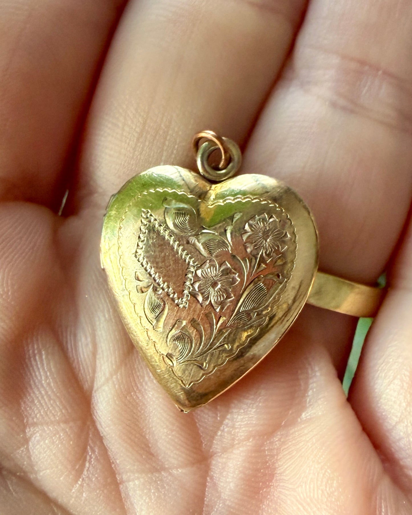 Vintage Gold Filled Heart Locket