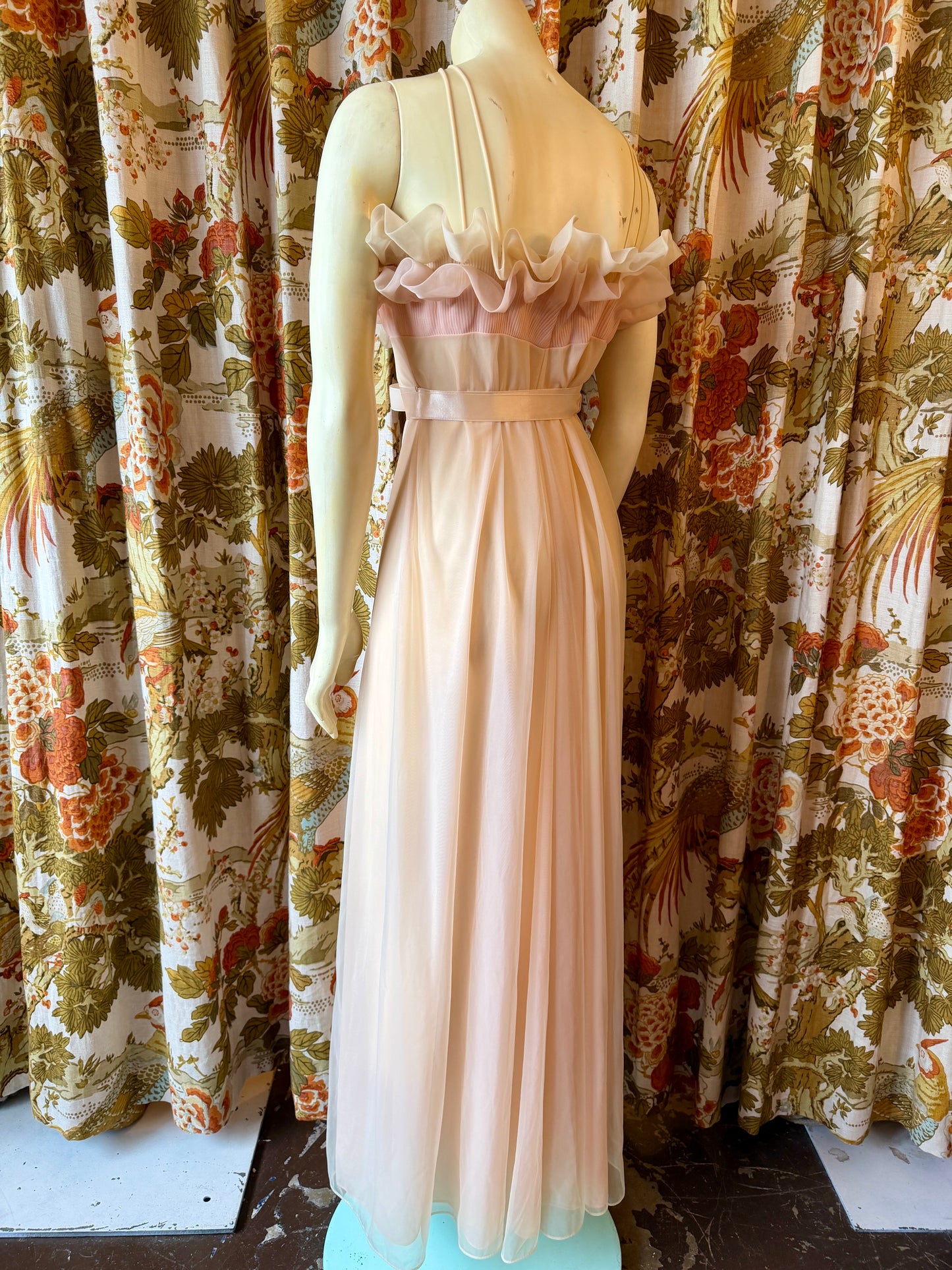 1960's Ruffle Top Nightgown/House Dress | Vanity Fair