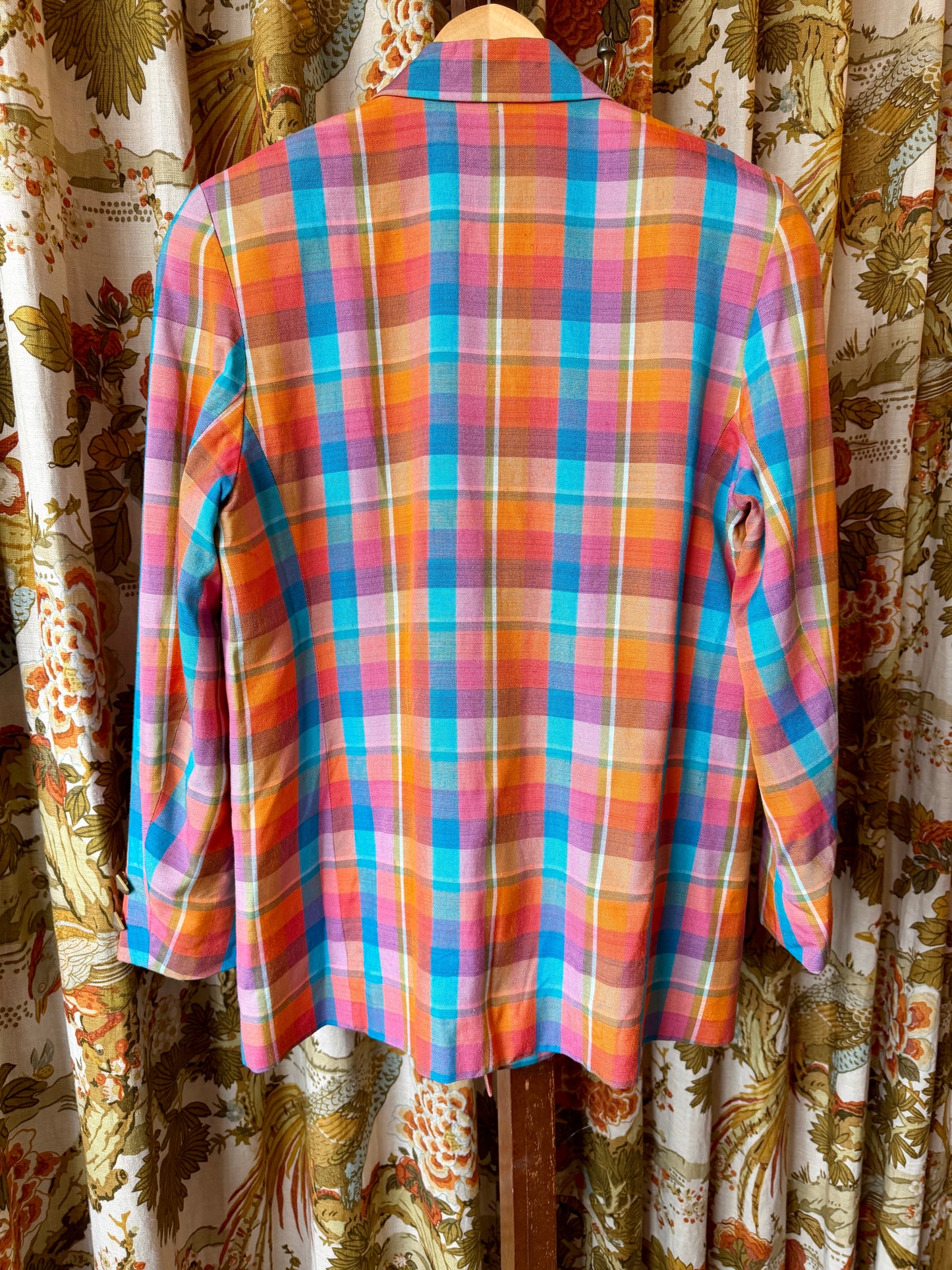 1980's Neon Madras Blazer | Lilli Ann Collections