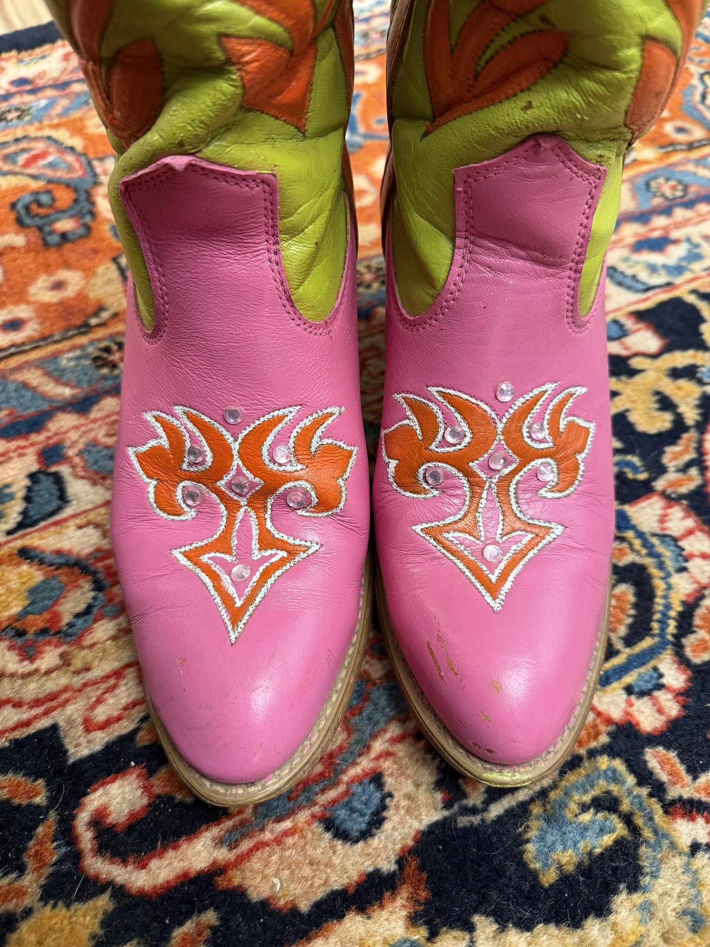 Hand Painted 1980’s Capezio Boots 8.5