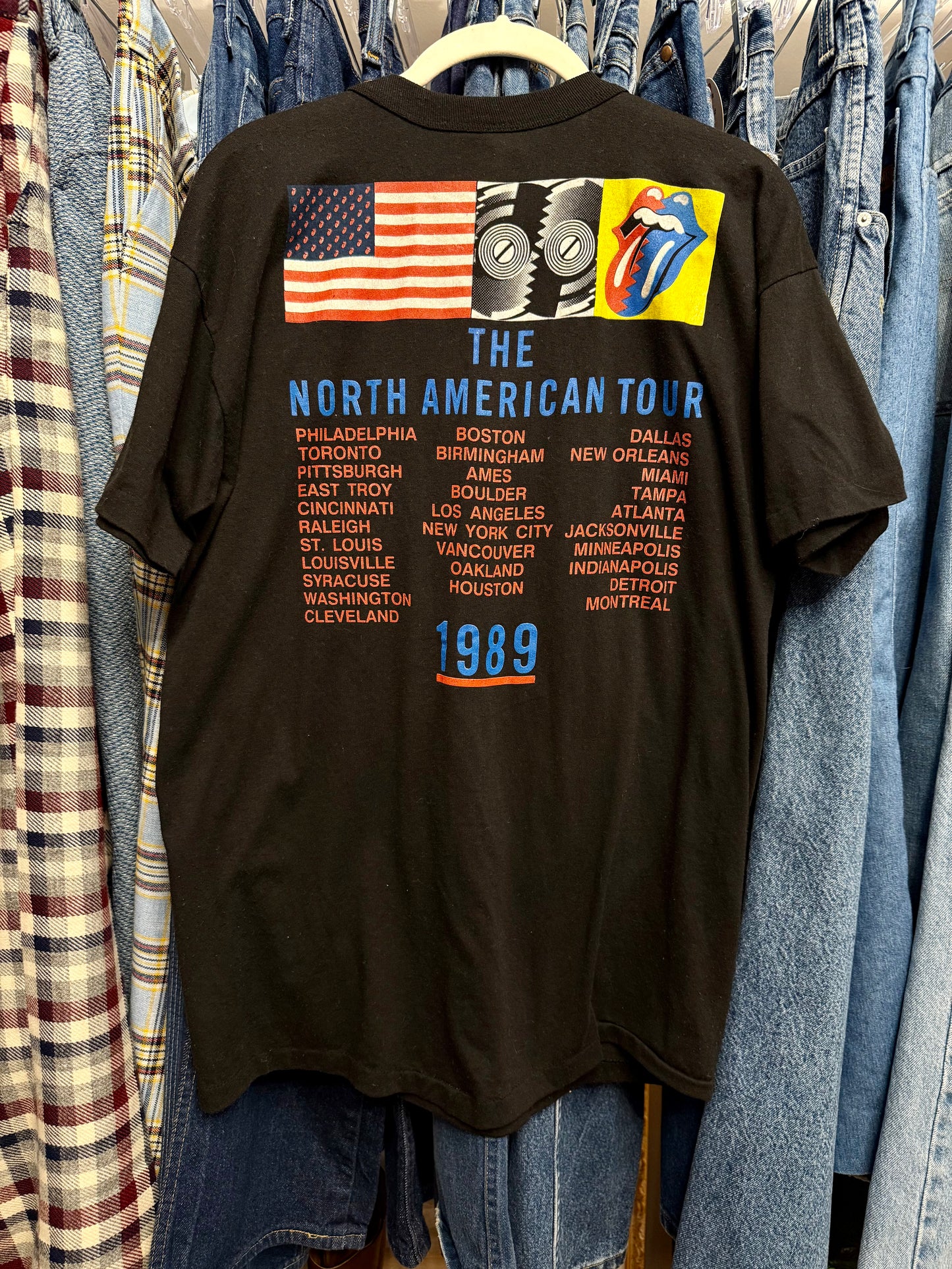 1989 Rolling Stones North American Tour Tee | Tee Swing