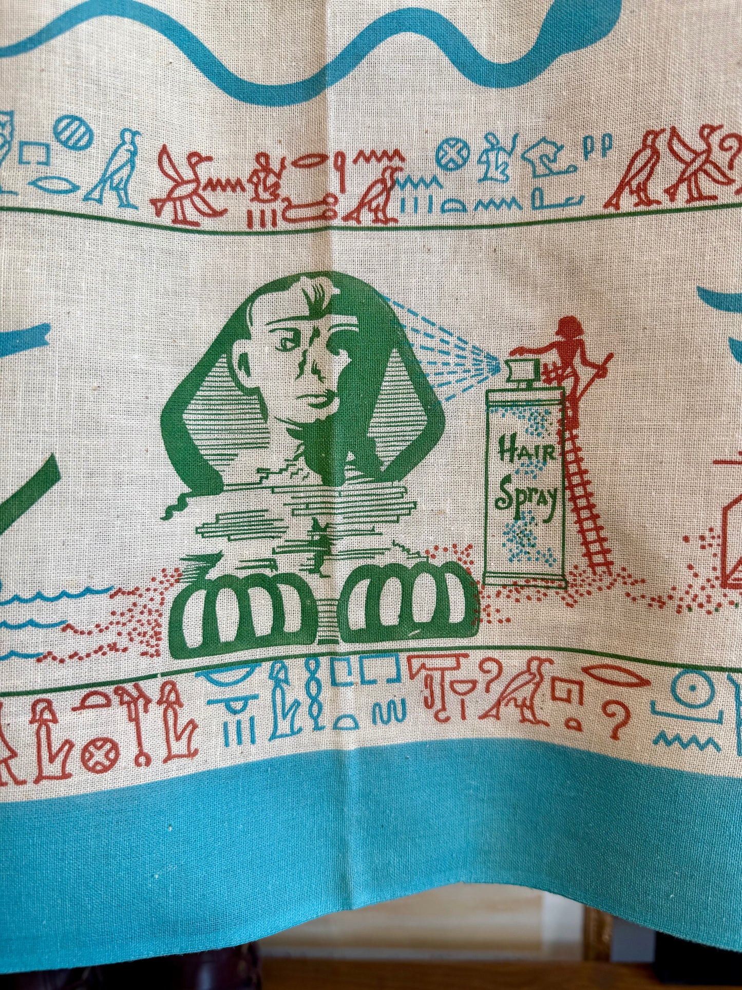 1950's/60's Feed Sack Cleopatra Dress