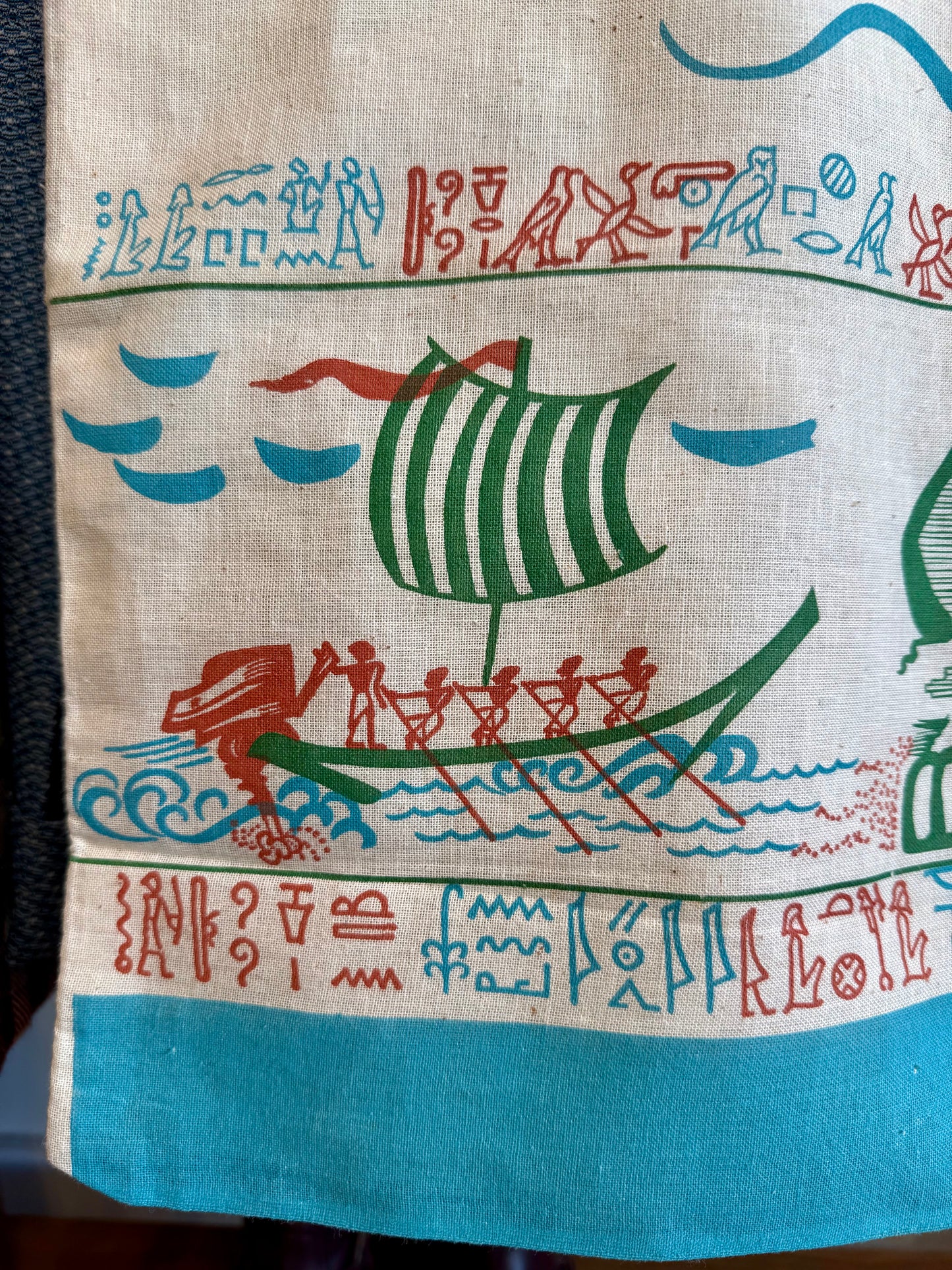 1950's/60's Feed Sack Cleopatra Dress