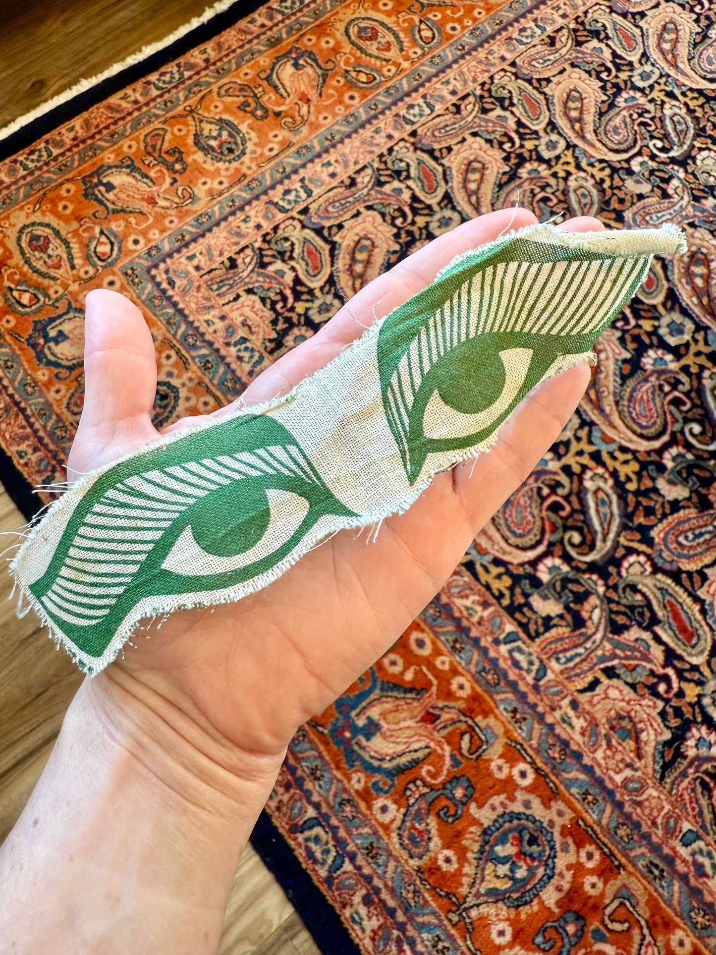 1950's/60's Feed Sack Cleopatra Dress