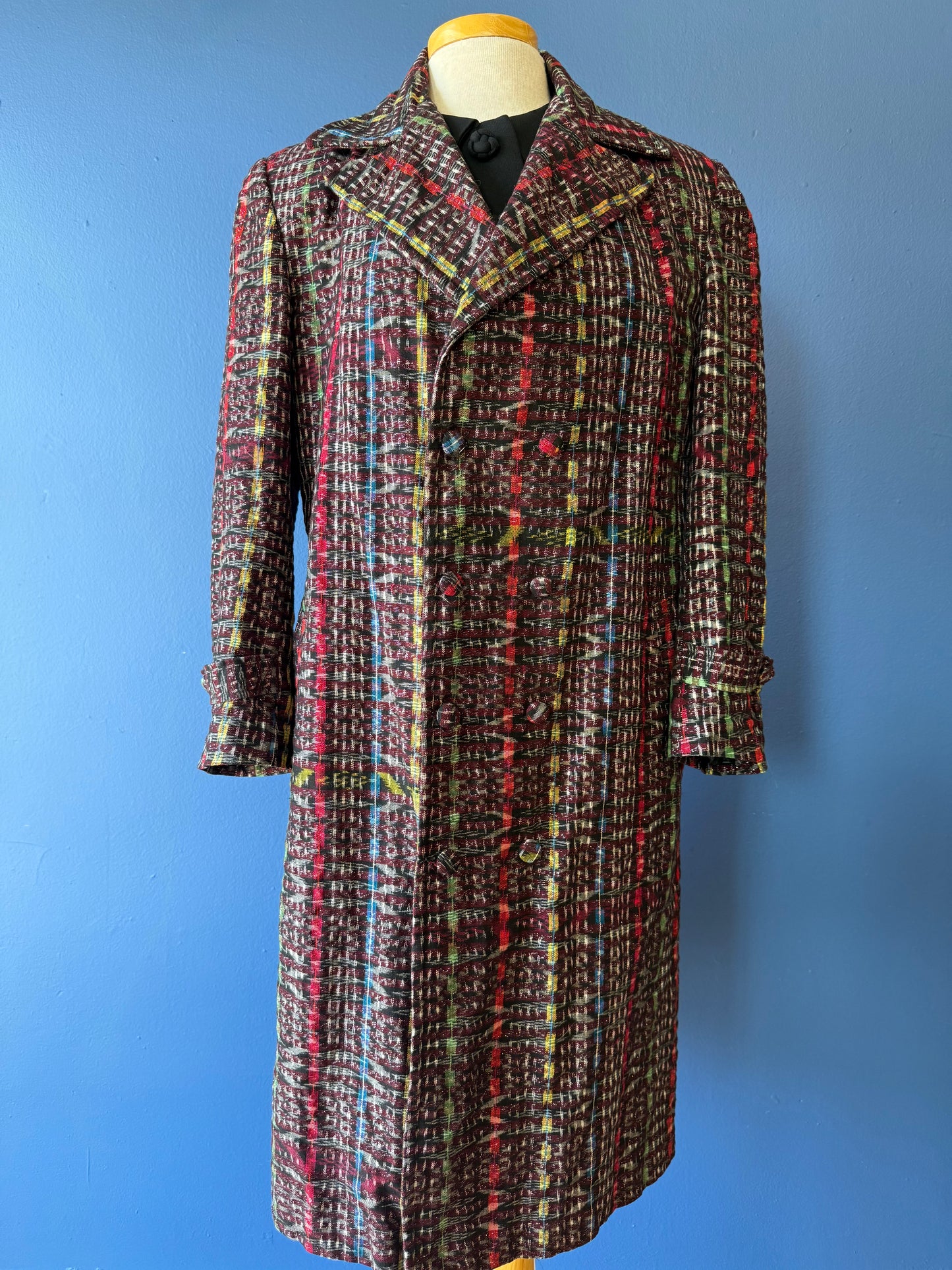 1990's? Silver Threaded Guatemalan Coat | Ixmucané