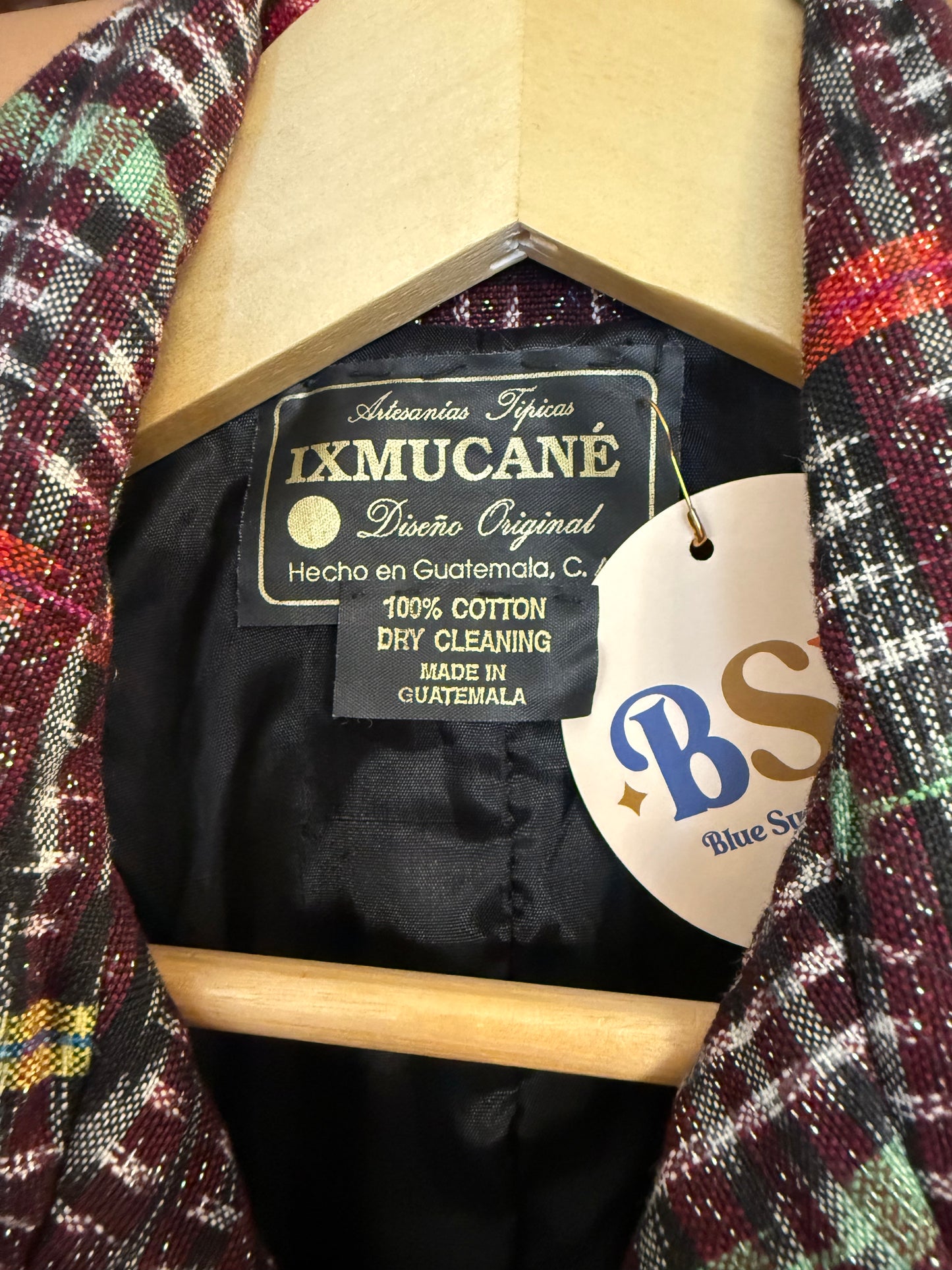 1990's? Silver Threaded Guatemalan Coat | Ixmucané